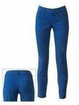 Womens Jeans LC Lauren Conrad Blue Distressed Denim Stretch-sz 0 - £14.12 GBP