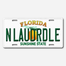 North Lauderdale Aluminum Florida License Plate Tag NEW - £15.45 GBP