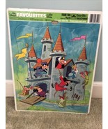Golden Walt Disney&#39;s Favourites Mickey Mouse, Goofy, Hook, etc Frame-Tra... - €14,37 EUR