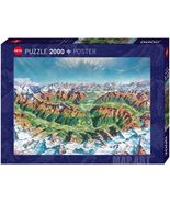NEW Heye Jigsaw Puzzle Adults 2000 Pieces 30069 Alpine Mountain World - $62.14 CAD