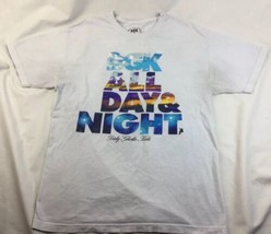 Dirty Ghetto Kids The Kayo Mens  Sz L T Shirt White Day &amp; Night - £18.91 GBP