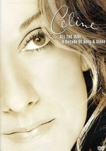 Celine Dion: All the Way...A Decade of Song &amp; Video (DVD, 2000) - £7.00 GBP