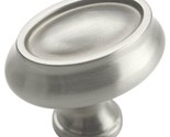 Amerock BP26127 Nickel Manor 1-1/2 in (38 mm) Oval Cabinet/Drawer Knob H... - $6.14