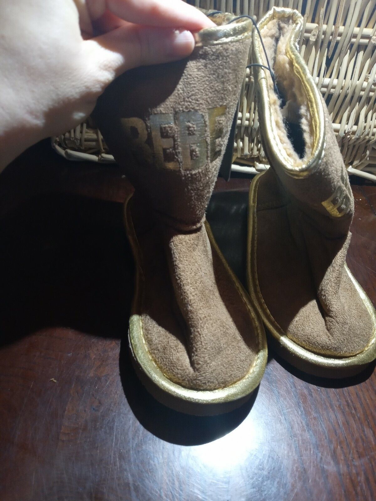 Primary image for Bebe Size 12 Girls Brown Boots