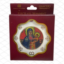 Ethiopic Life &amp; Miracles Virgin Mary Porcelain Ornament Museum of the Bible DC - £15.71 GBP