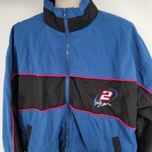 Chase Authentics NASCAR Rusty Wallace Jacket Mens Size 2XL Blue - £34.96 GBP