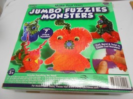 New Box Make Your Own Jumbo Fuzzies Monsters kids Fabric Crafts Kit Christmas  - £6.19 GBP