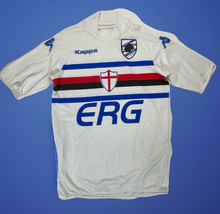 Vintage 2007/08 UC Sampdoria Kappa ERG Jersey Mens Small Away Italy Serie A Y2K - $92.98