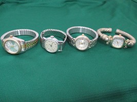 Lot of 4 vintage women&#39;s Timex Jaclyn smith Lexington Japan watches UNTESTED  - £19.37 GBP