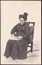 Larbert, Scotland Catholic Nun or Ultra Religious Woman RPPC Photo Postcard - £13.70 GBP