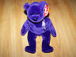 TY Beanie Baby Princess Diana Bear Bear Retired Tags 1997 PE Pellets China Star - £40.09 GBP