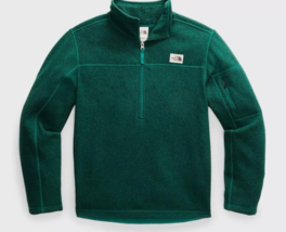 THE NORTH FACE MEN&#39;S GORDON LYONS ¼ ZIP EVERGREEN SIZE MEDIUM - $69.76 CAD