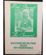 ROD STEWART THE CONCERT - VINTAGE ORIGINAL 1970&#39;s REAL BACKSTAGE PASS - $375.83 MXN