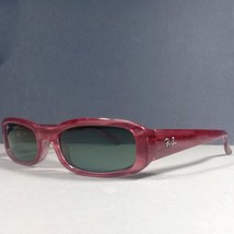 Ray Ban Wine Red Translucent Sunglasses Green Lenses Italy - £58.34 GBP