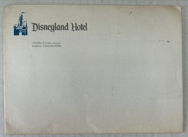 Disneyland Hotel Anaheim California Vintage Letter Envelope Paper - £3.52 GBP