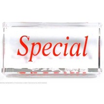 Crystal &quot;Special&quot; Jewelry Sign Showcase Counter Display - £5.99 GBP