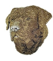 Amazing Dog Faces[Labrador Retriever Brown] Embroidery Iron On/Sew Patch [4&quot;x 3. - £9.29 GBP