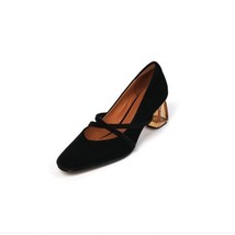 Retro Style Women  Vintage Pumps Lady Slip On Daily Shoes Round Toe Spring Atumn - £80.72 GBP