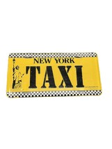 New York Taxi License Plate Souvenir Gift 12” X 6” Vanity Front Plate - £8.23 GBP