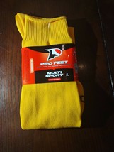 Pro Feet Multi Sport L Gold Socks - £18.11 GBP