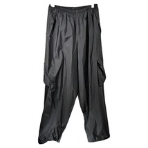 Stearns Mens Dry Wear Solid Black Cargo Rain Pants Size XL Pockets - $25.73
