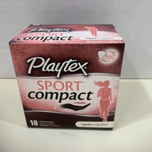 Playtex Sport Compact, Regular Unscented, 18 Ct NEW - £13.94 GBP
