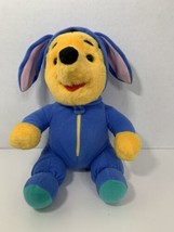 Disney 1996 vintage Winnie the Pooh plush Easter bunny blue rabbit ears costume  - $4.94