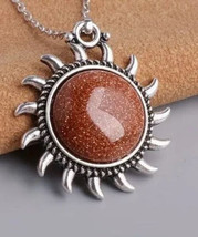 Sandstone sun pendant - $11.88