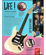 1994 Fender Strat Plus Deluxe Guitar advertisement print Jeff Beck Strat... - £3.37 GBP
