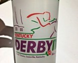 Vintage Kentucky Derby Churchill Downs Horse Races Glass 1992 5”  026-06 - $6.88