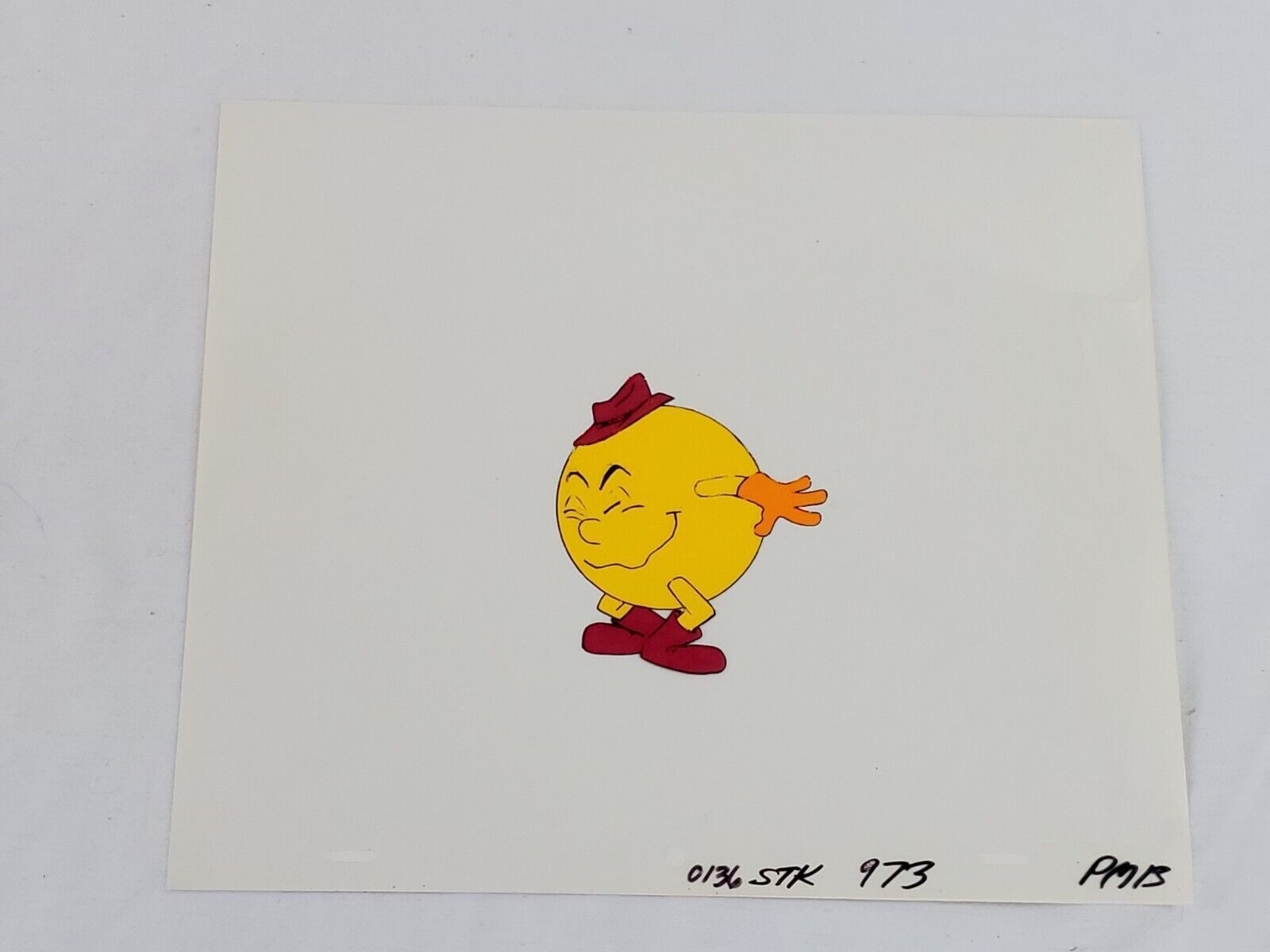 VINTAGE 1982-83 ABC Pac-Man Production Used Animation Cel Dancing ...