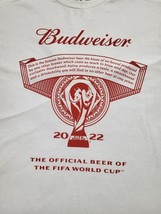 2022 WORLD CUP BUDWEISER T-SHIRT - XL Qatar - £21.32 GBP