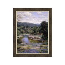 Larry Dyke Bluebonnets Along the Frio Encore Framed Giclée on Canvas Ltd Ed S/N - £1,358.10 GBP