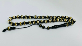 Kuka and camel bone tasbih prayer rosary 13 grams 33 beads 19 cm 7.5&quot; - $48.38