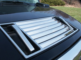 For 03-09 Hummer H2 Stainless Steel Hood Vent Accent 10PC Trim (NOT repl... - £175.21 GBP