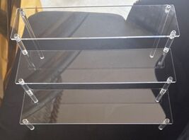 Large Acrylic Display Risers, Perfume Stand Organizer 11.6 x 8 x 5.7 inches - $14.85