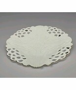 Lenox 11&quot; Reticulated Floral Serving Dish w/ 24 kt Gold Rim  Excellent C... - $31.55 CAD