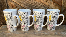 Set of 4 Disney Winnie the Pooh And Friends Tigger 16 oz Mug Cup Latte C... - £33.08 GBP