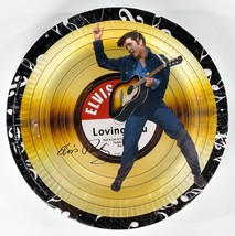 1990s Elvis Presley Vintage 9&quot; Paper Plates 8 Pack New Birthday Party Celebrate - £19.47 GBP