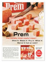 Print Ad Swift&#39;s Premium Prem Useful Meat Vintage 1962 Magazine Advertis... - $9.70