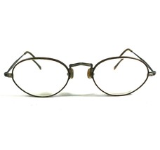 Vintage Bulova Signature HAVANA Eyeglasses Frames Brown Round Full Rim 48-21-145 - £29.23 GBP