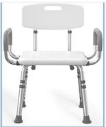 Shower Chair for Inside Shower with Arms and Back, 500 lbs Heavy Duty Sh... - $29.69