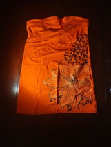 Rue 21 Orange Size Medium Tank Strapless Shirt - £16.47 GBP