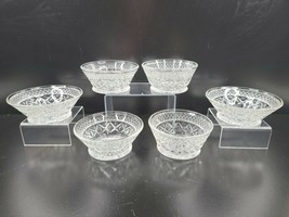 Imperial Cape Cod Clear (4) Small (2) Flared Dessert Bowls Set Vintage Glassware - £38.67 GBP