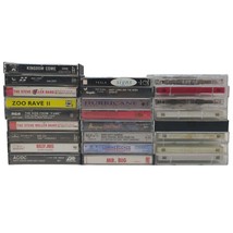 Lot of 25 Cassette Tapes Metallica ACDC Bon Jovi Billy Joel Steve Miller Fame - £58.62 GBP
