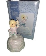 ENESCO Precious Moments GIRL WITH SNOWFLAKE ROTATING MUSICAL 2008 - $39.40 CAD