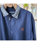 Vintage 90s Polo Golf Ralph Lauren Golf Club Plaid Crest Windbreaker Jac... - $44.64 CAD