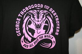 GEORGE THOROGOOD &amp; THE DESTROYERS 2023 Concert Tour WOMENS T-SHIRT 2XL Rock - $13.85