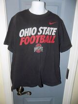 Nike Ohio State Football Black Short Sleeve Shirt Size M Youth EUC - $20.47
