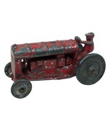 Vintage Die Cast Tractor Red 1930s-40s 2.5&quot; - €25,09 EUR
